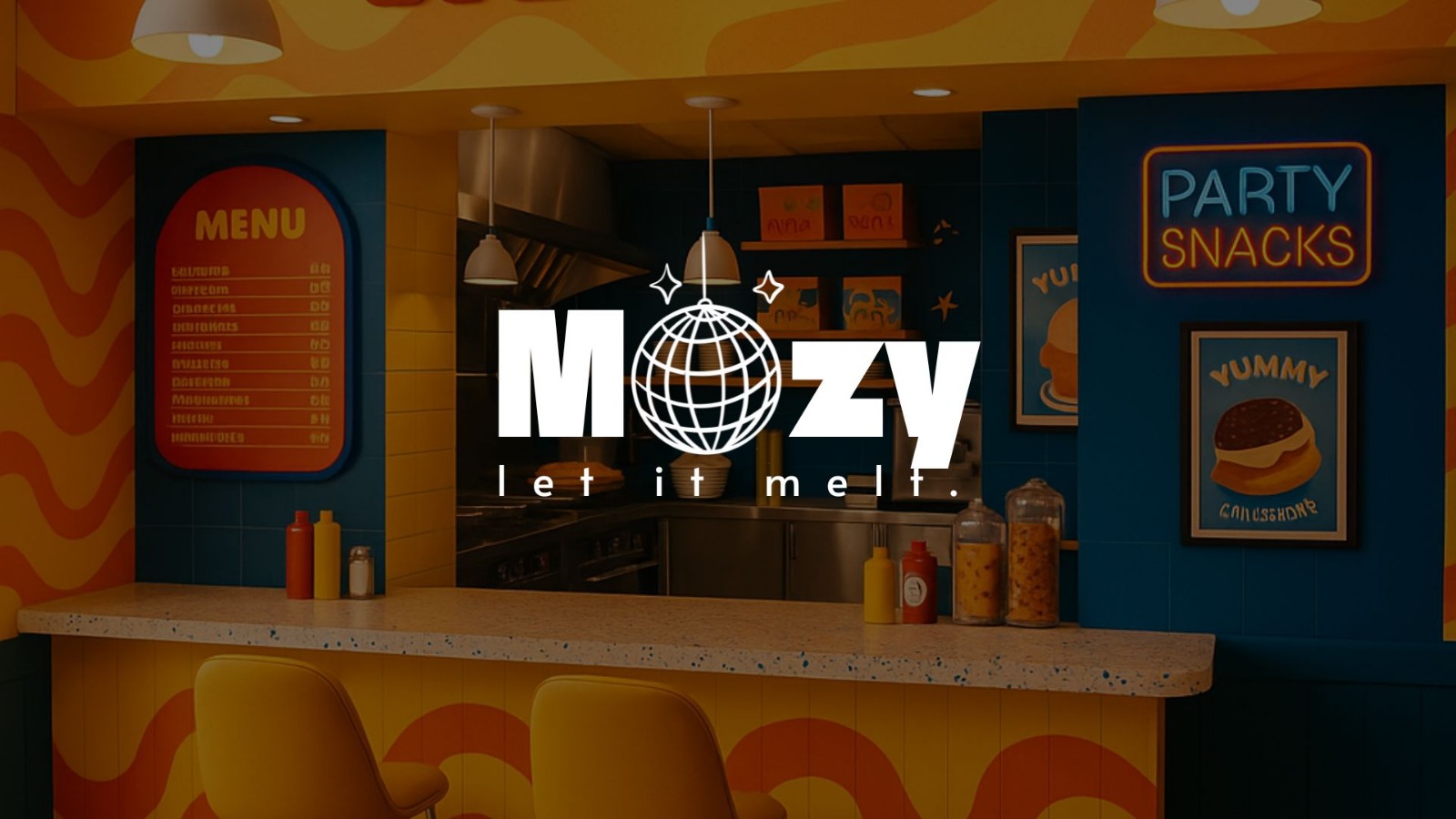Projet Mozy - Identité visuelle street food nocturne